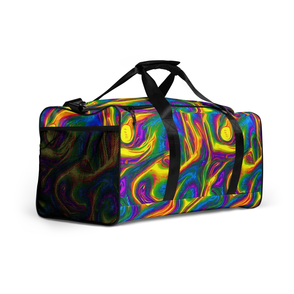 Electric Aurora on Duffle Bag — Right Front