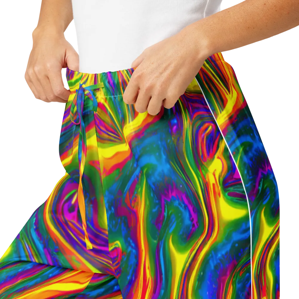 Electric Aurora on Women's Pajama Pants — Product details