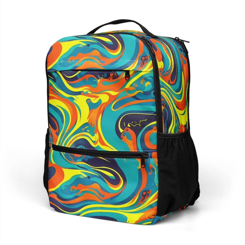 Mythic Maelstrom on Utility Backpack — Left Front
