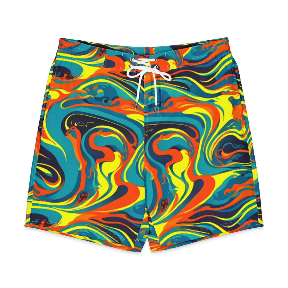 Mythic Maelstrom on Men's Board Shorts — Front