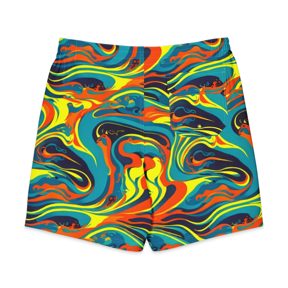 Mythic Maelstrom on Men's Board Shorts — Back