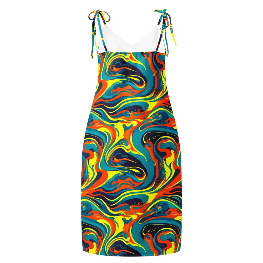 Mythic Maelstrom on Slip Dress — Back