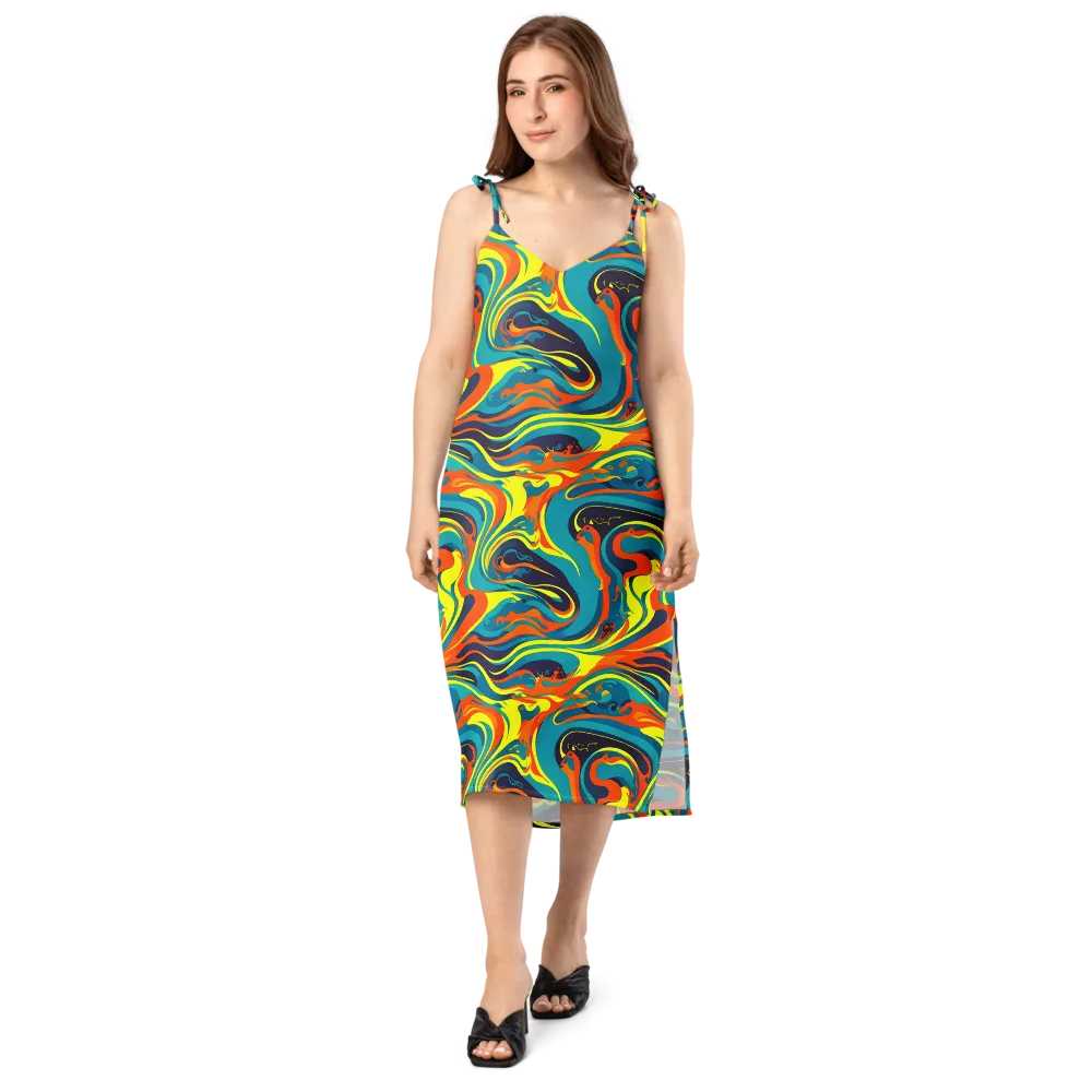 Mythic Maelstrom on Slip Dress — Front
