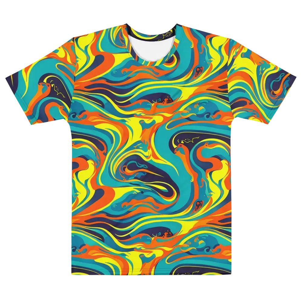 Mythic Maelstrom on Men's Cotton Crew Neck T-Shirt — Front
