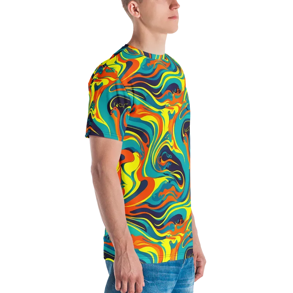 Mythic Maelstrom on Men's Crew Neck T-Shirt — Right