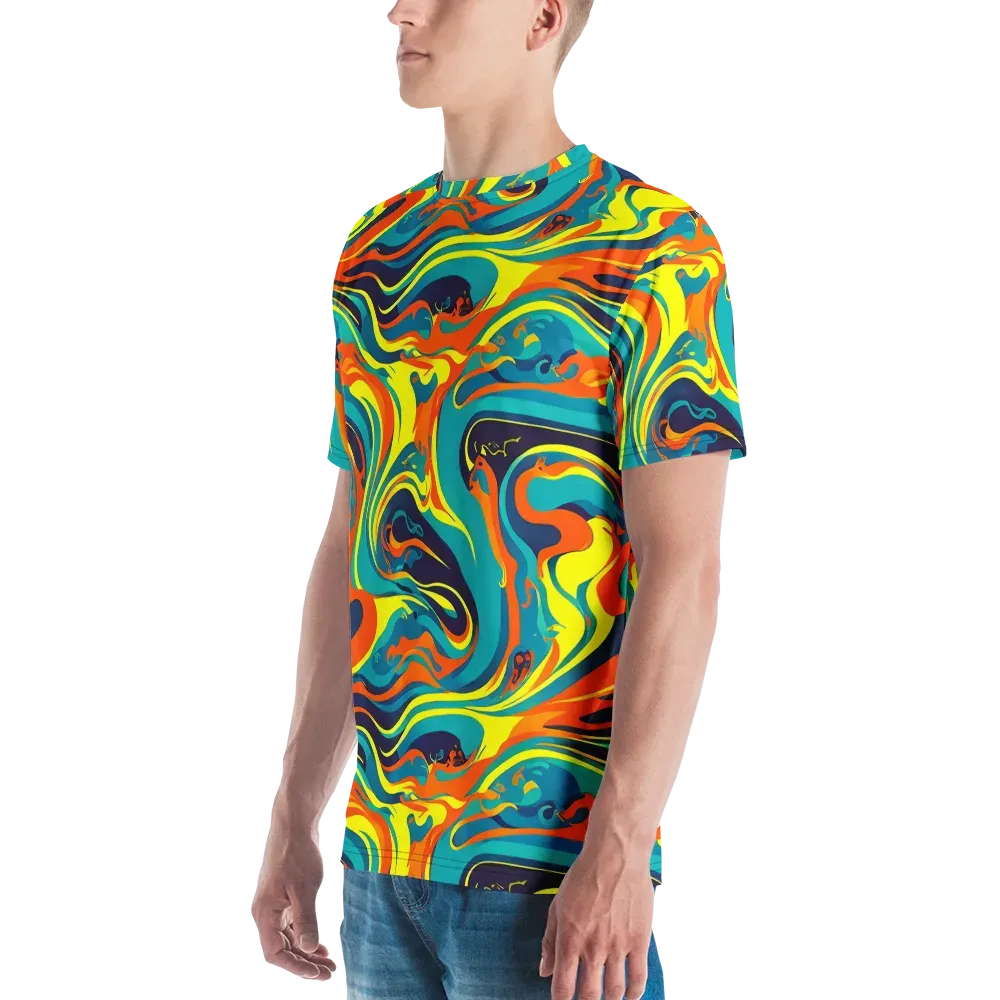 Mythic Maelstrom on Men's Crew Neck T-Shirt — Left