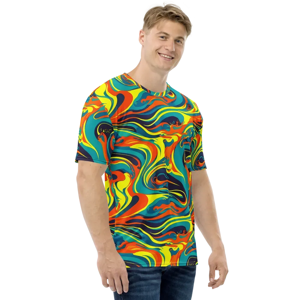 Mythic Maelstrom on Men's Crew Neck T-Shirt — Right