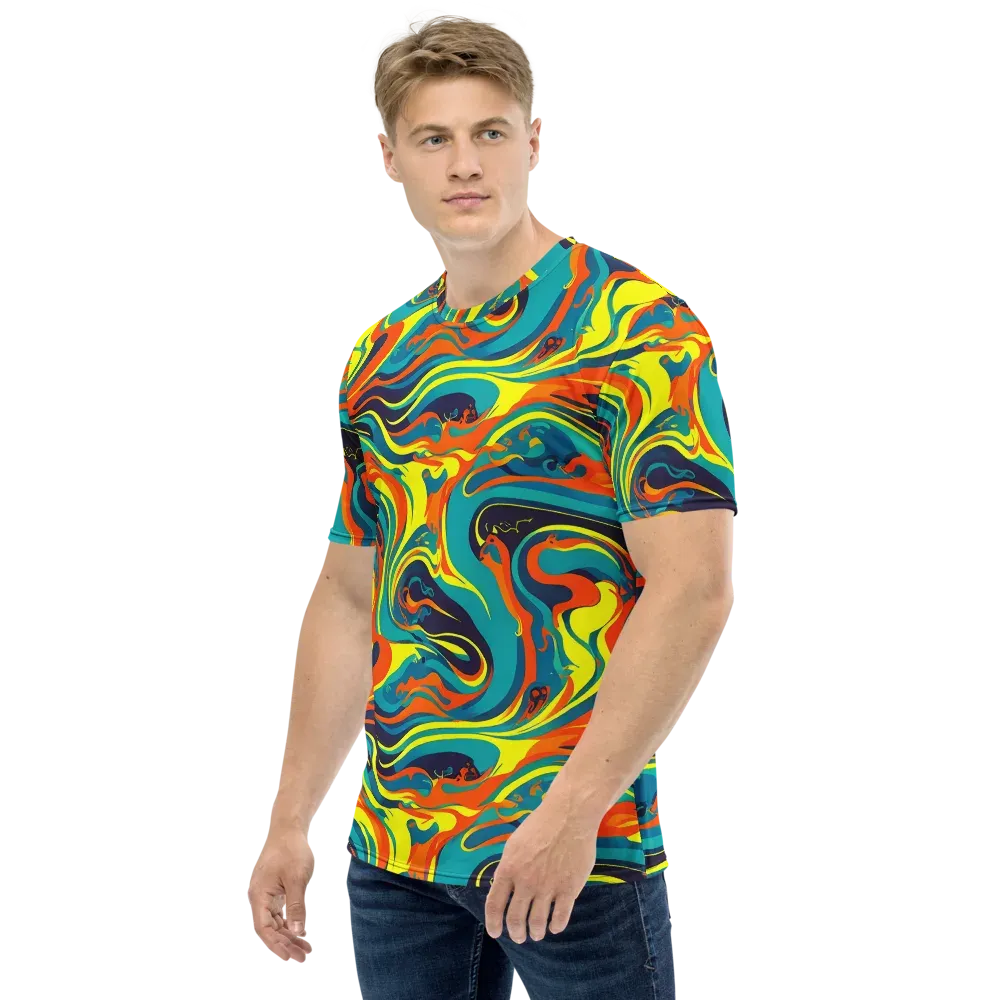 Mythic Maelstrom on Men's Crew Neck T-Shirt — Left