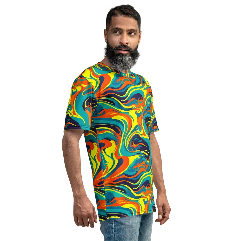 Mythic Maelstrom on Men's Crew Neck T-Shirt — Right
