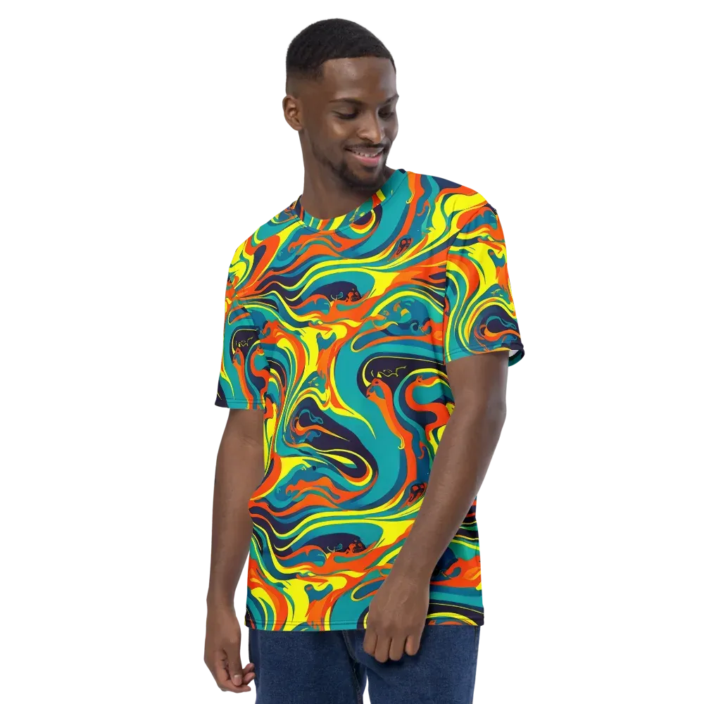 Mythic Maelstrom on Men's Crew Neck T-Shirt — Left
