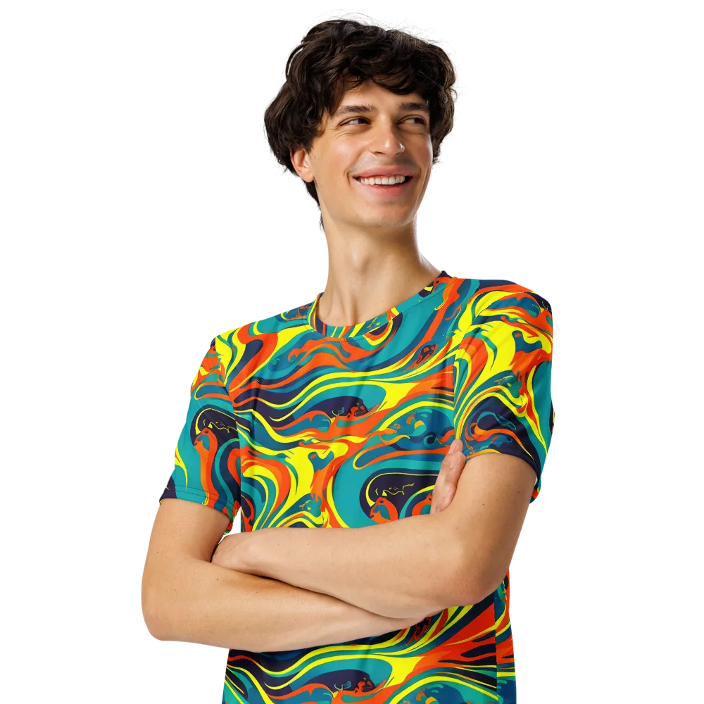 Mythic Maelstrom on Men's Crew Neck T-Shirt — Left Front