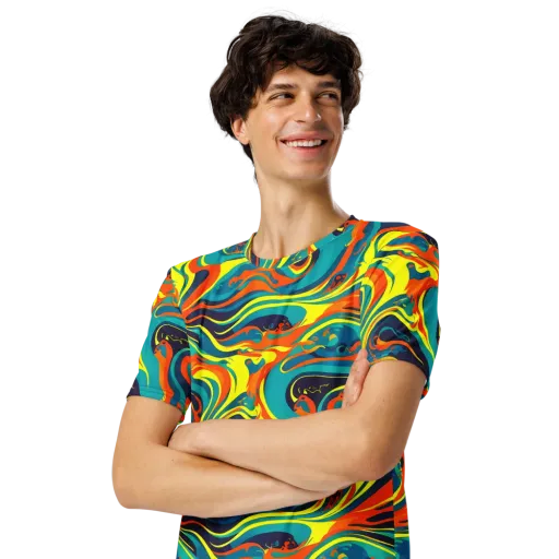 Mythic Maelstrom on a Men's Crew Neck T-Shirt