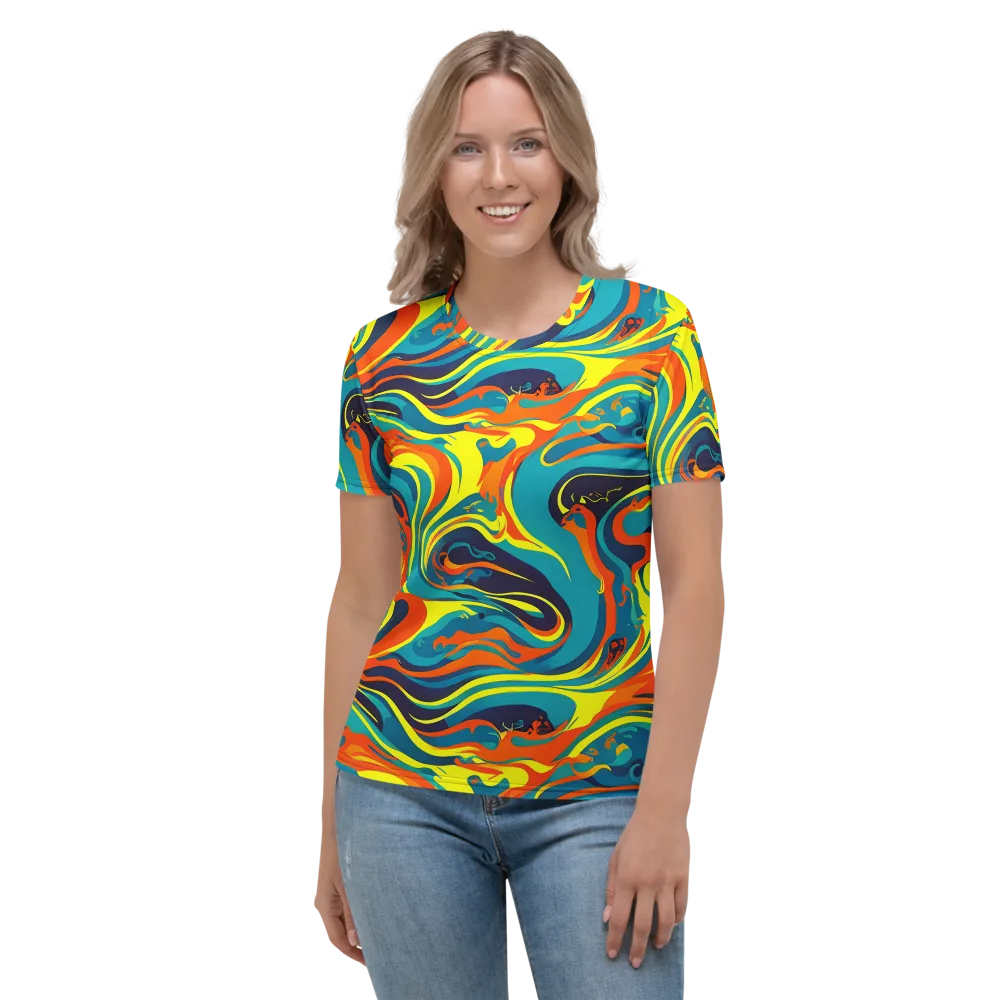 Mythic Maelstrom on Women's Crew Neck T-Shirt — Front