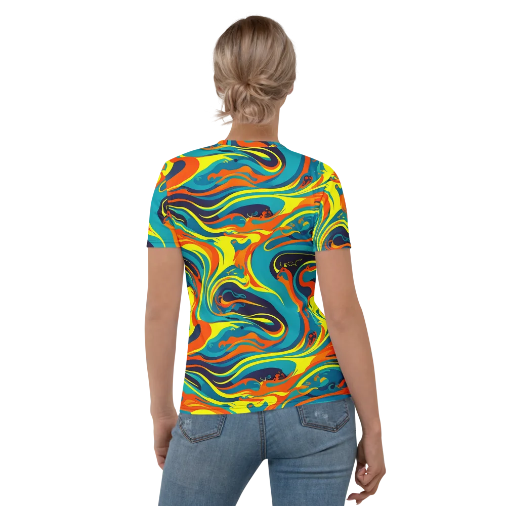 Mythic Maelstrom on Women's Crew Neck T-Shirt — Back