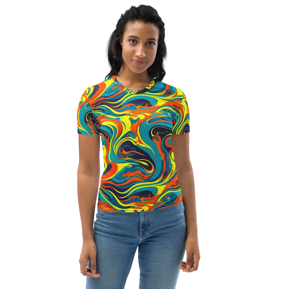 Mythic Maelstrom on Women's Crew Neck T-Shirt — Front