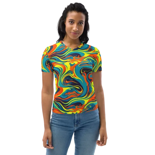 Mythic Maelstrom on a Women's Crew Neck T-Shirt