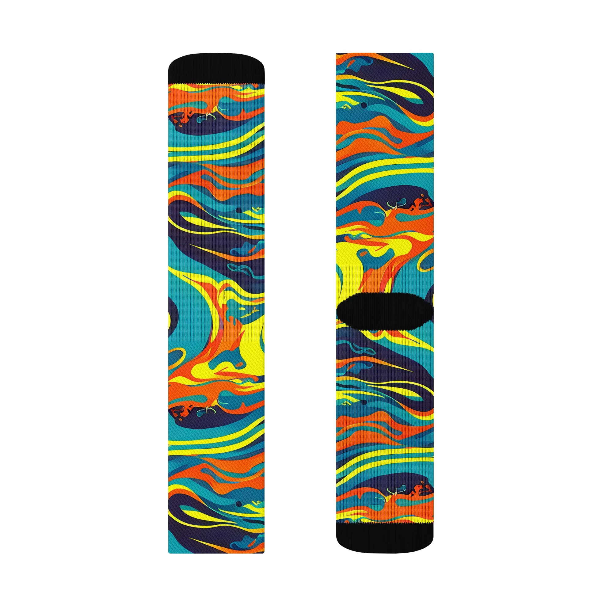 Mythic Maelstrom on Socks — Left Sock