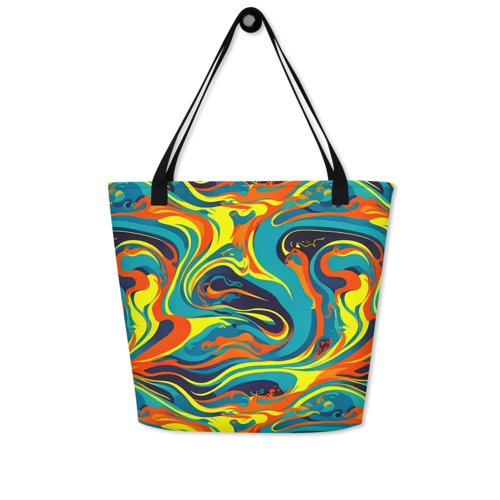 Mythic Maelstrom on Large Tote Bag W/ Pocket — Front