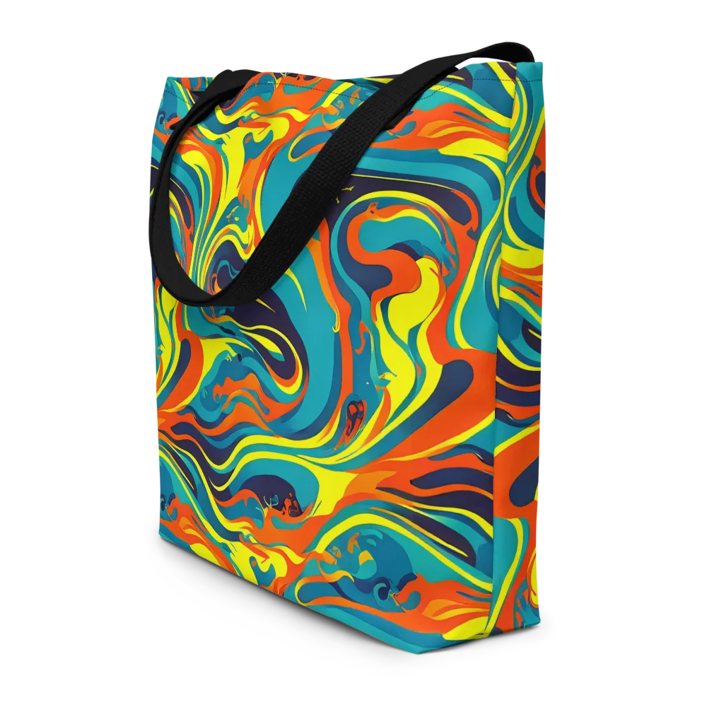 Mythic Maelstrom on Large Tote Bag W/ Pocket — Front