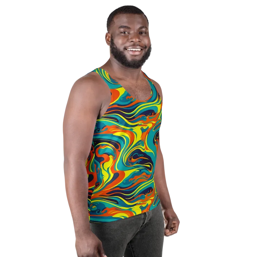 Mythic Maelstrom on Men's Tank Top — Right Front
