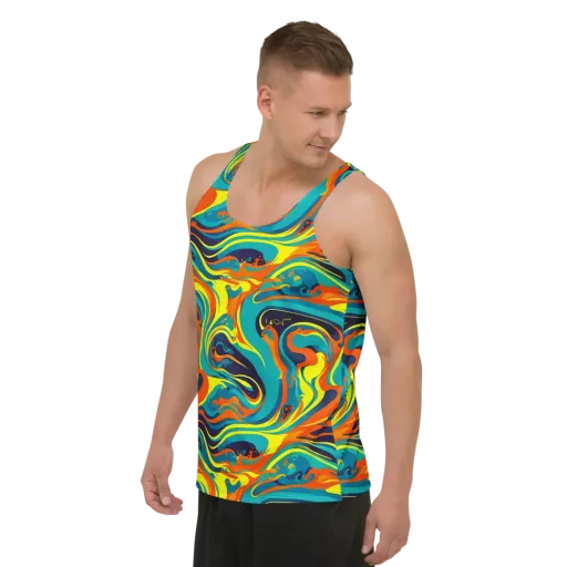 Mythic Maelstrom on a Men's Tank Top