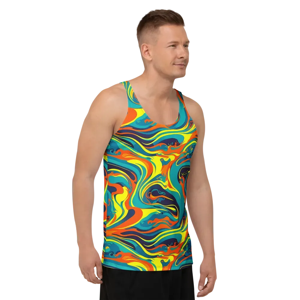 Mythic Maelstrom on Men's Tank Top — Right Front