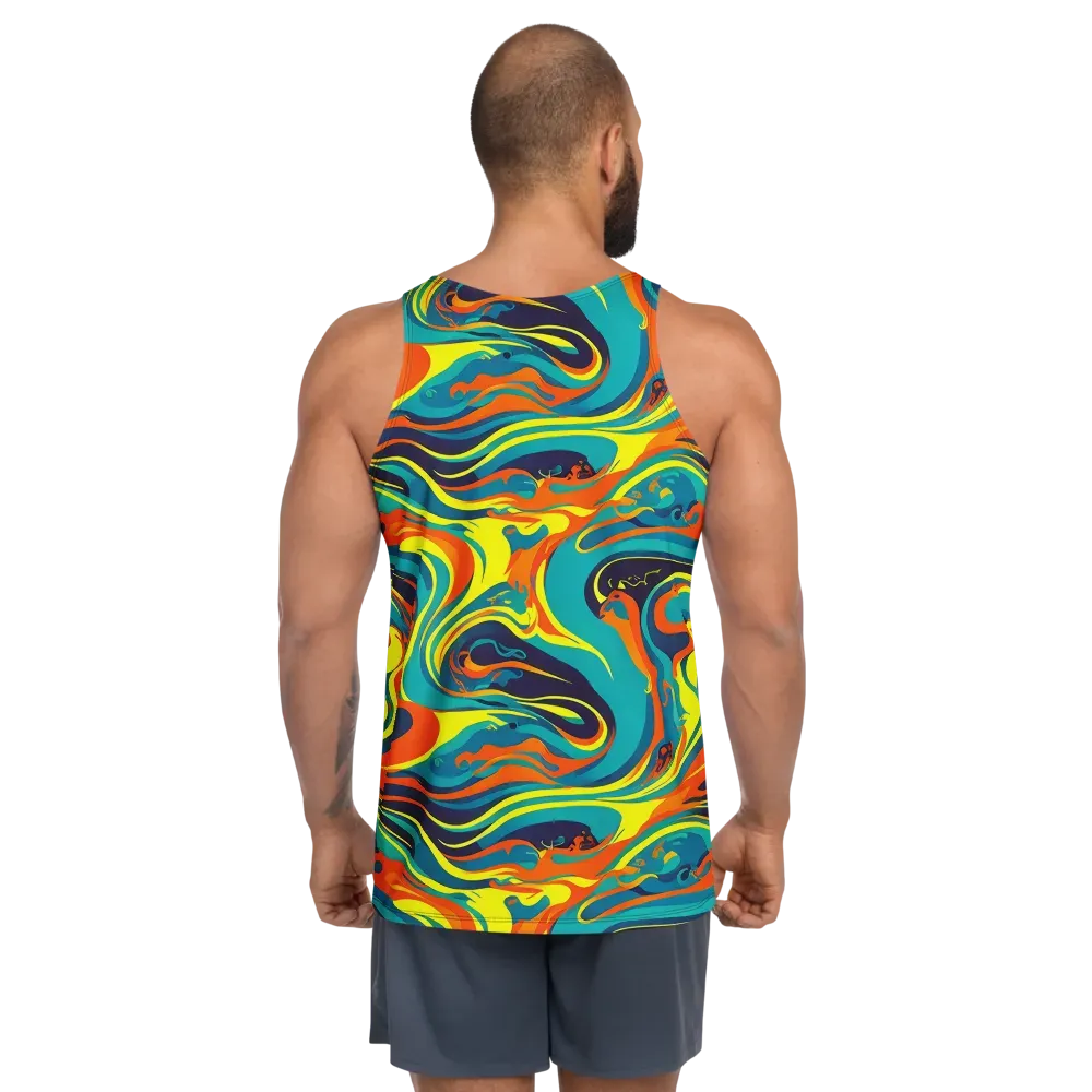 Mythic Maelstrom on Men's Tank Top — Back