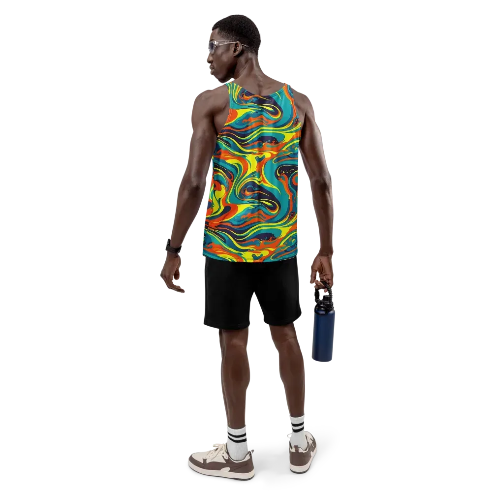 Mythic Maelstrom on Men's Tank Top — Back
