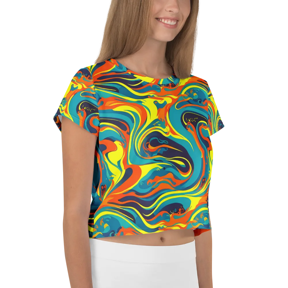 Mythic Maelstrom on Crop Tee — Right
