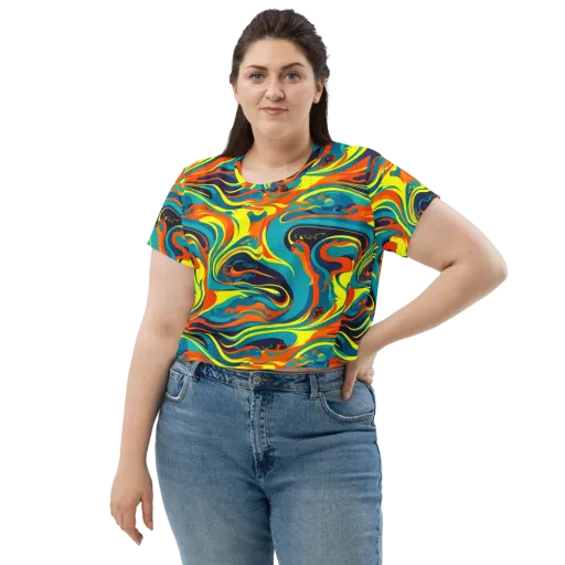 Mythic Maelstrom on a Crop Tee