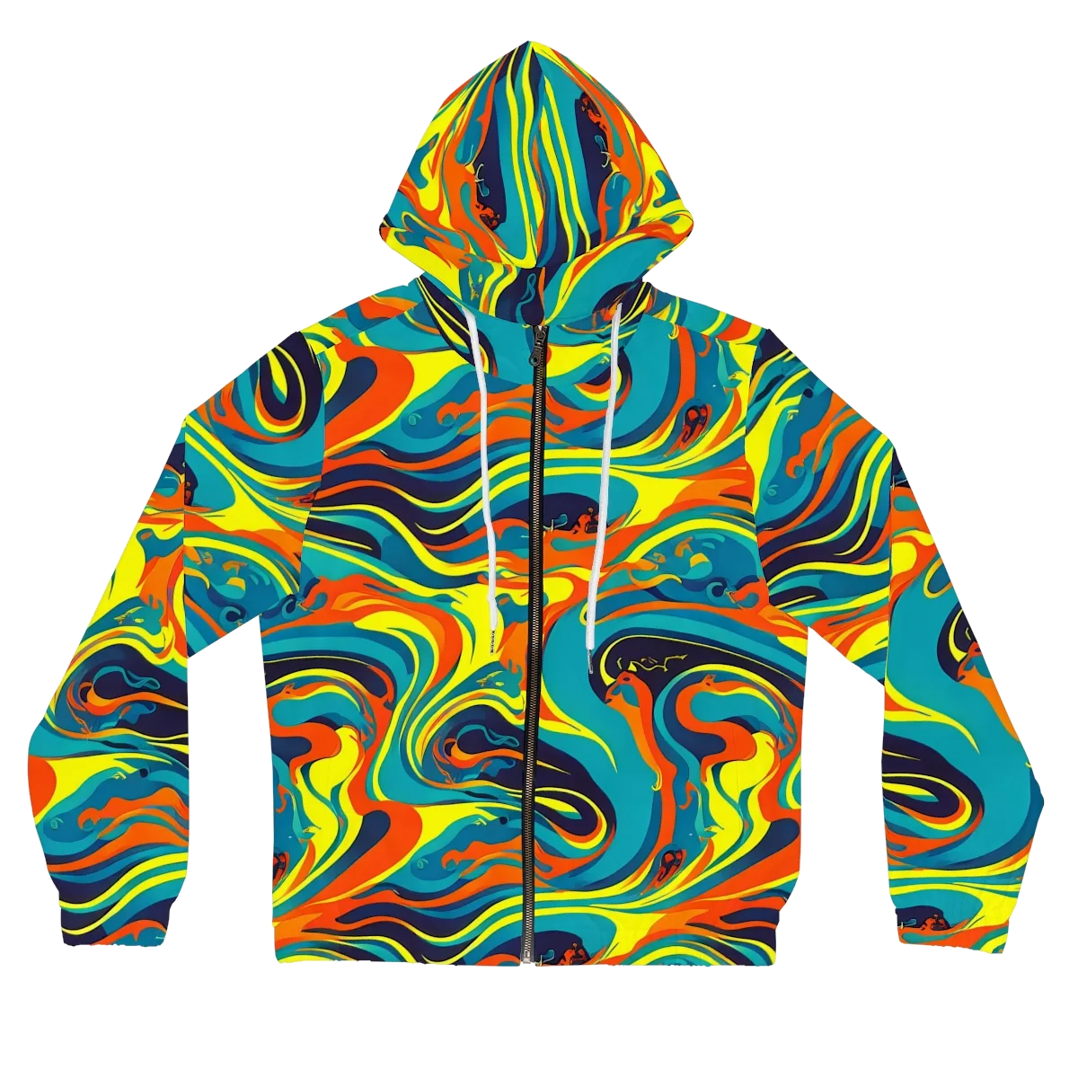 Mythic Maelstrom on Women's Full-Zip Hoodie — Front