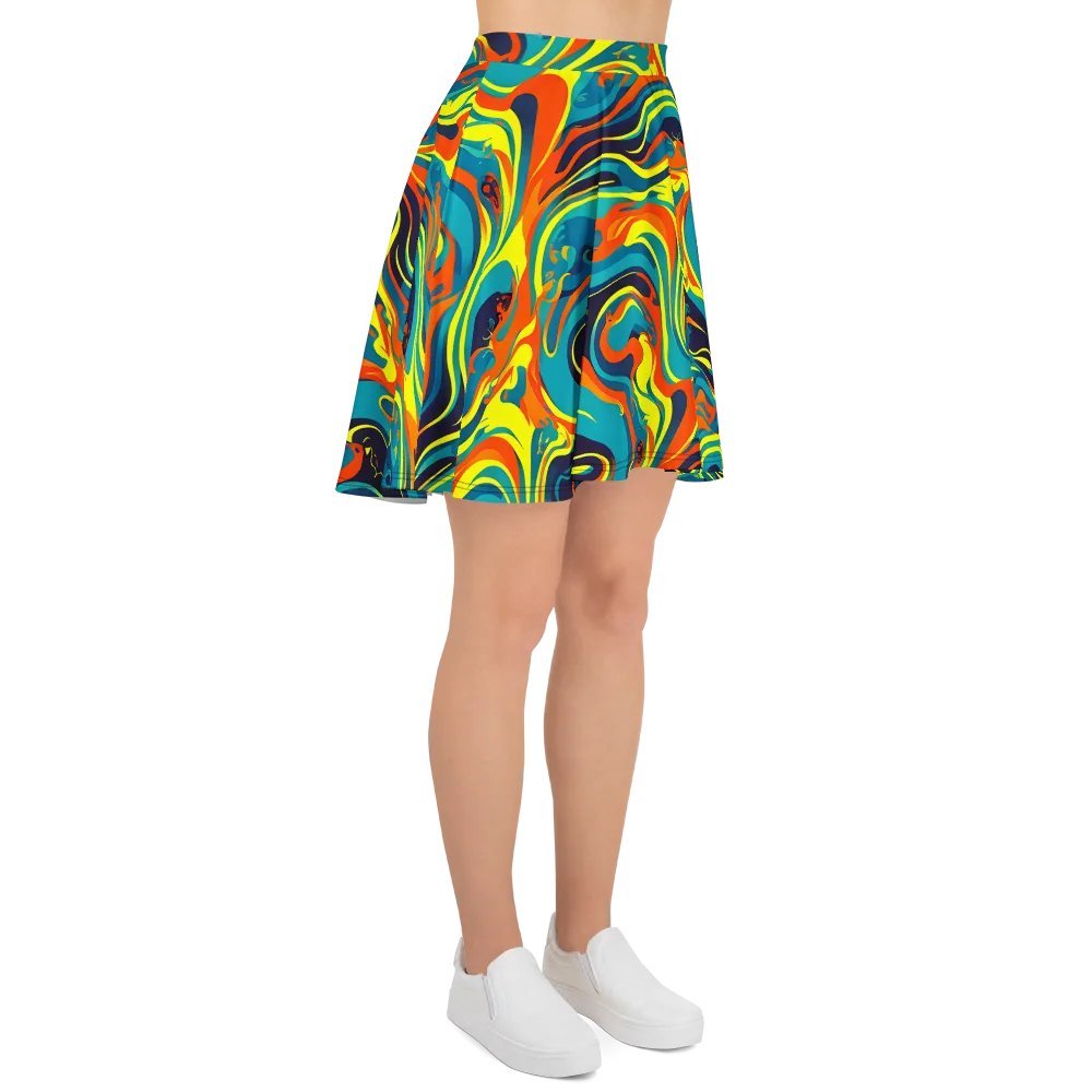 Mythic Maelstrom on Skater Skirt — Right