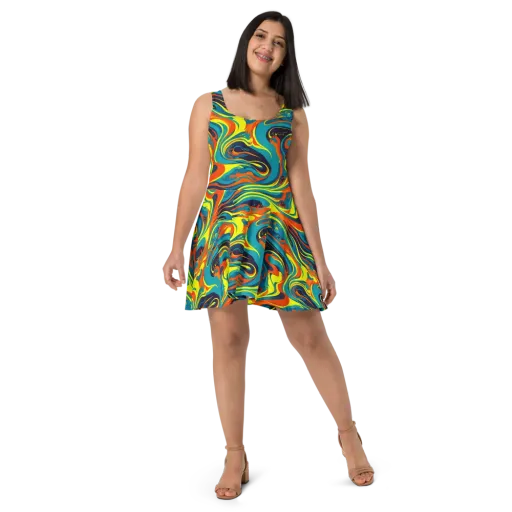 Mythic Maelstrom on a Skater Dress