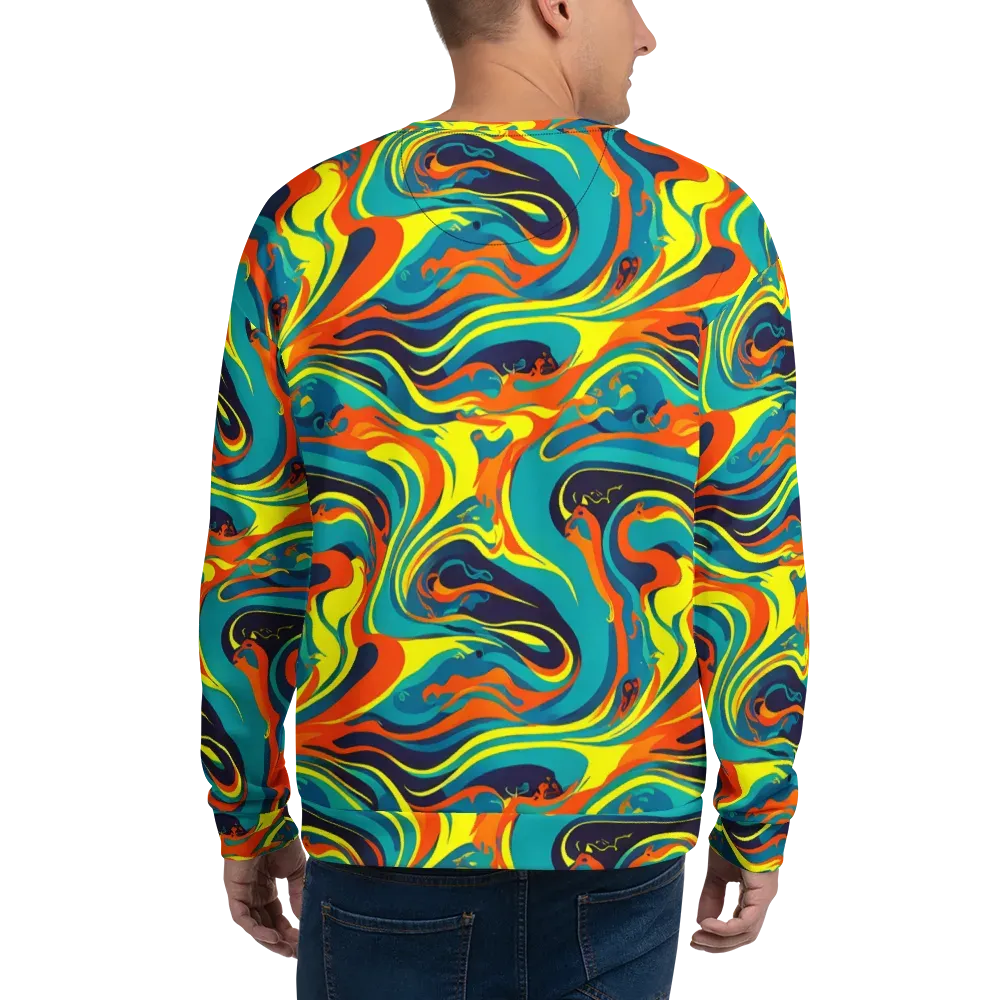 Mythic Maelstrom on Sweatshirt — Back