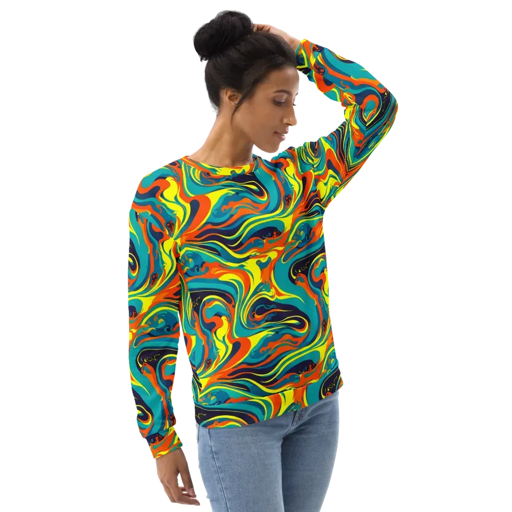 Mythic Maelstrom on Sweatshirt — Right Front