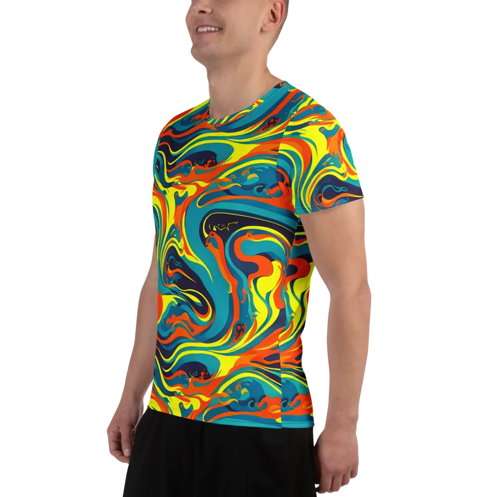 Mythic Maelstrom on Men's Athletic T-Shirt — Left