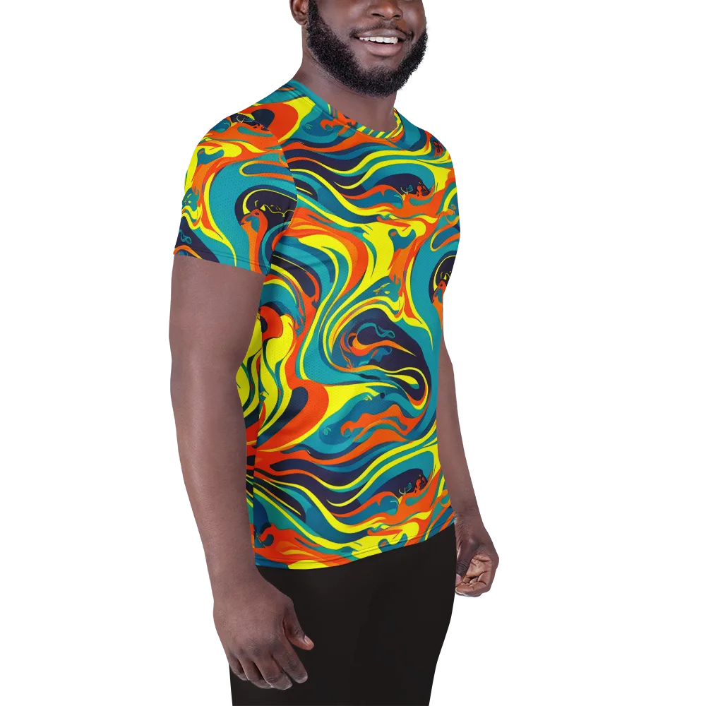 Mythic Maelstrom on Men's Athletic T-Shirt — Right