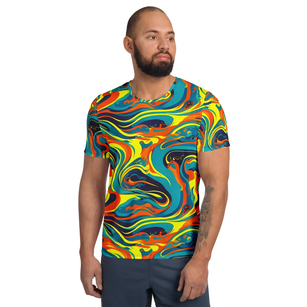 Mythic Maelstrom on Men's Athletic T-Shirt — Front