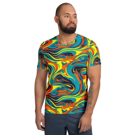 Mythic Maelstrom on a Men's Athletic T-Shirt