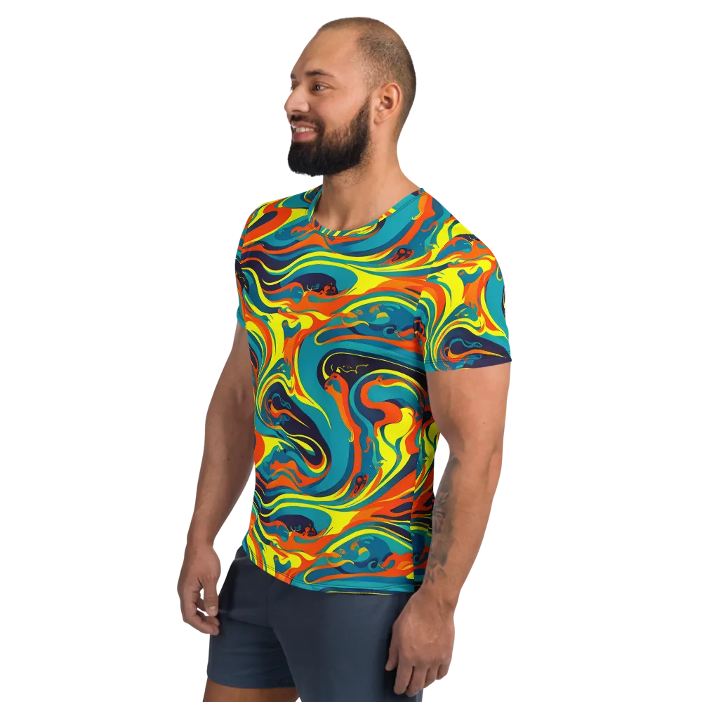 Mythic Maelstrom on Men's Athletic T-Shirt — Left