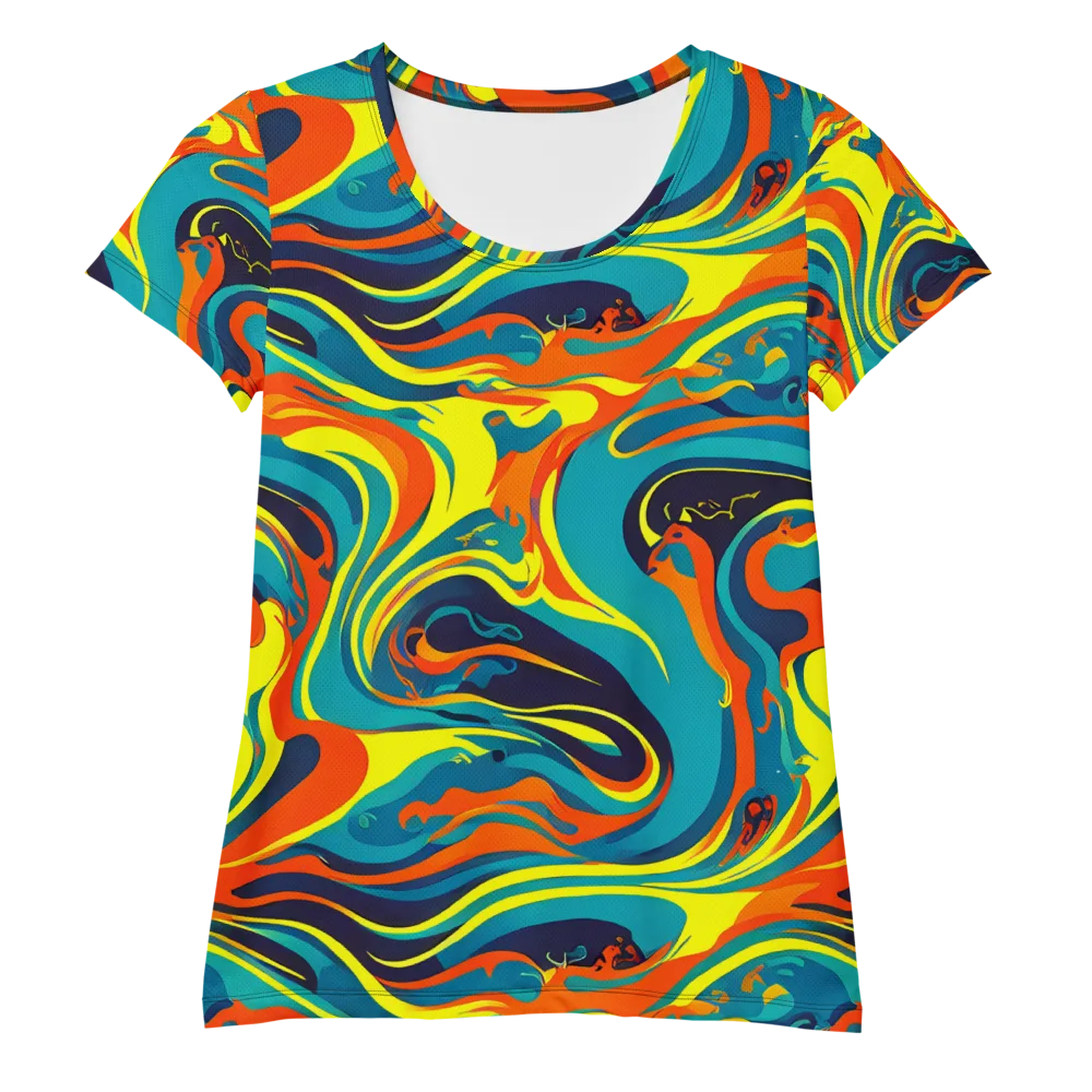 Mythic Maelstrom on Women's Athletic T-Shirt — Front