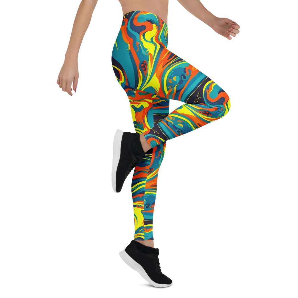 Mythic Maelstrom on Leggings — Right
