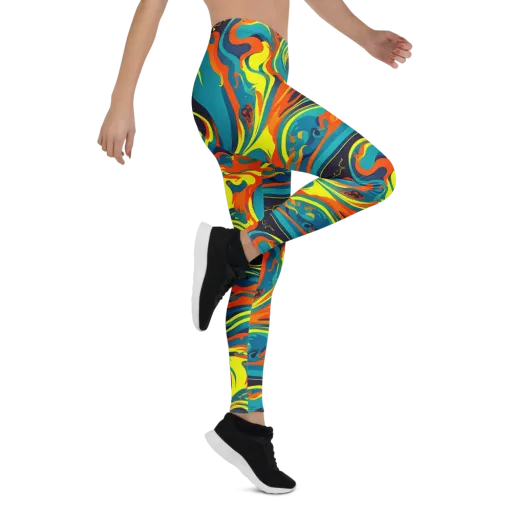 Mythic Maelstrom on a Leggings