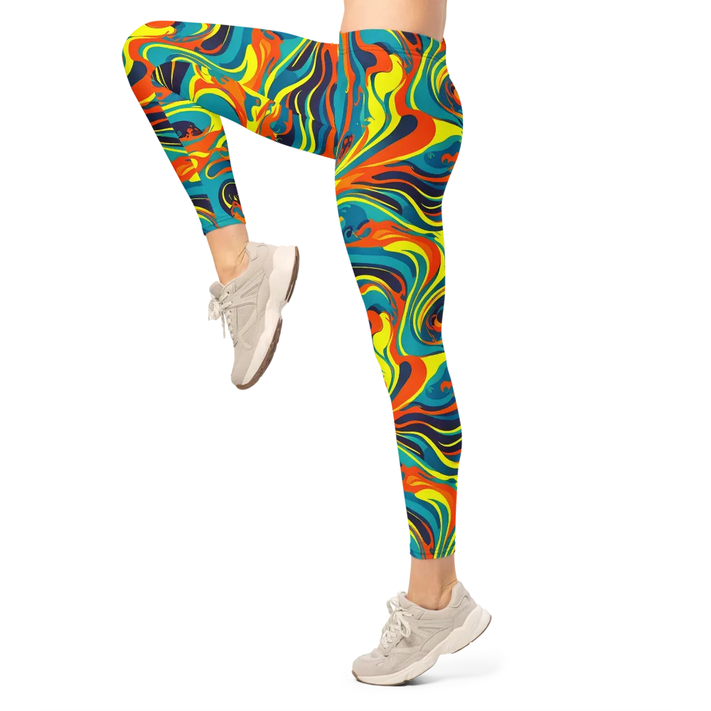 Mythic Maelstrom on Leggings — Left