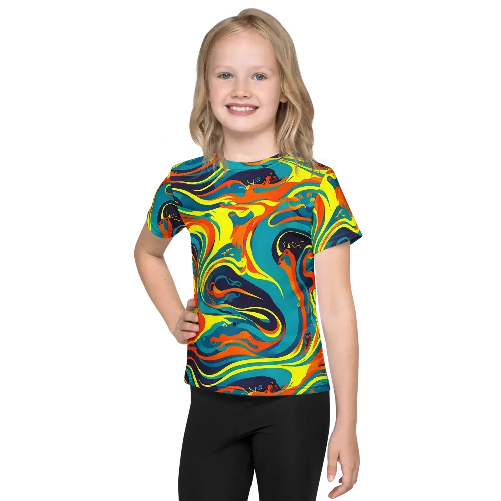 Mythic Maelstrom on Kids Crew Neck T-Shirt — Front