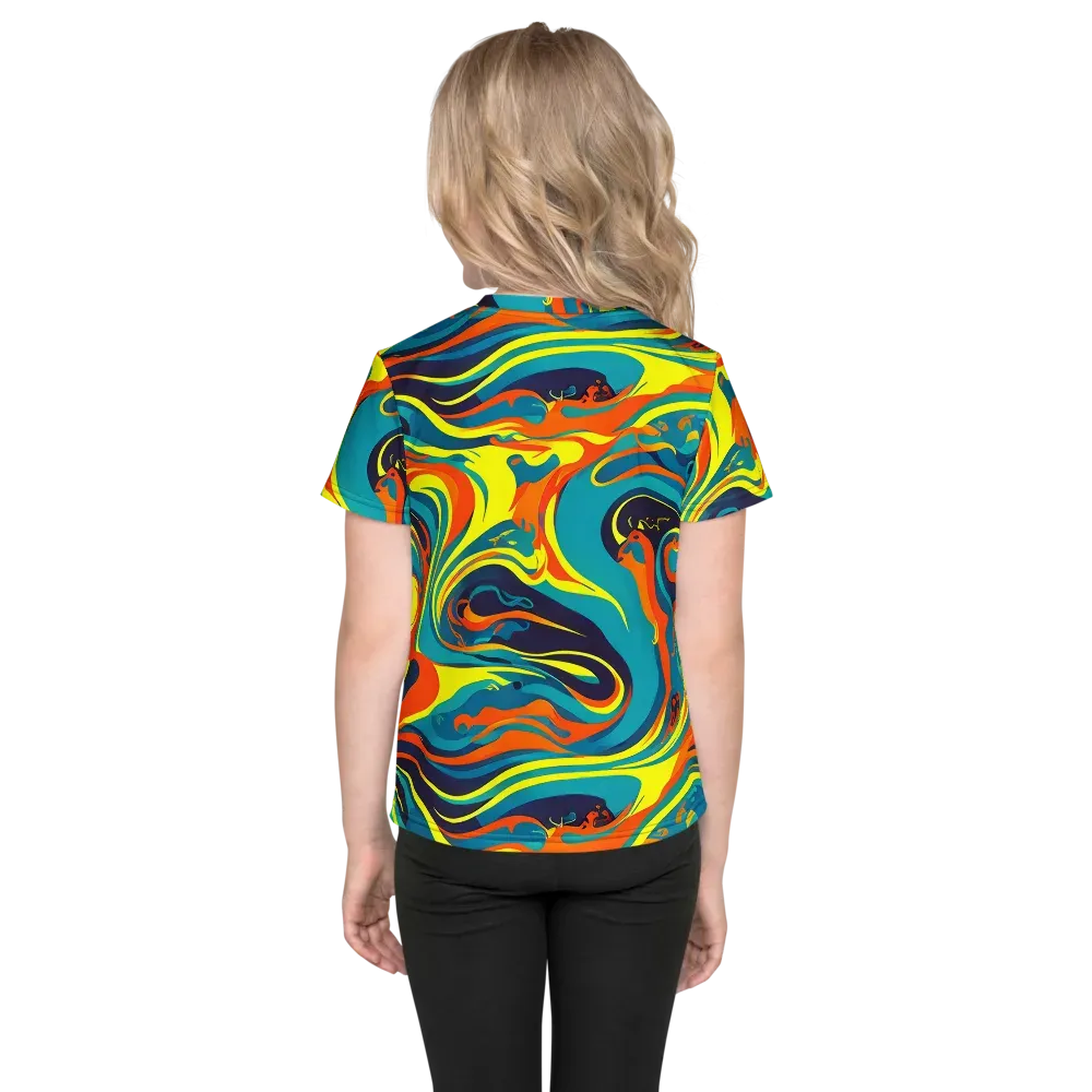 Mythic Maelstrom on Kids Crew Neck T-Shirt — Back