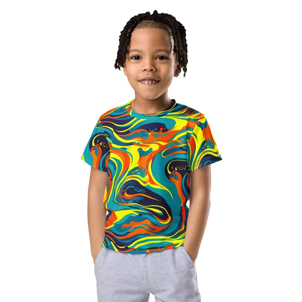 Mythic Maelstrom on Kids Crew Neck T-Shirt — Front