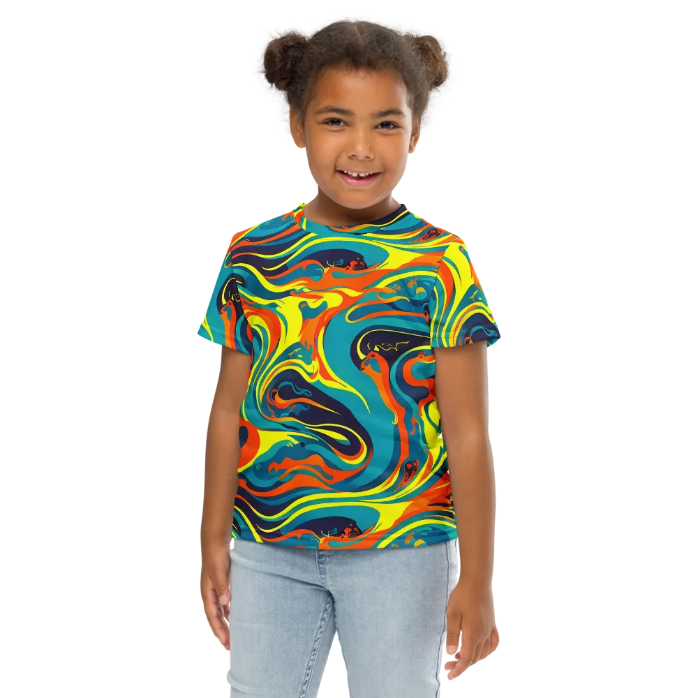 Mythic Maelstrom on Kids Crew Neck T-Shirt — Front