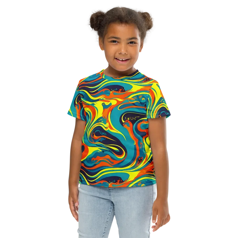 Mythic Maelstrom on Kids Crew Neck T-Shirt — Front