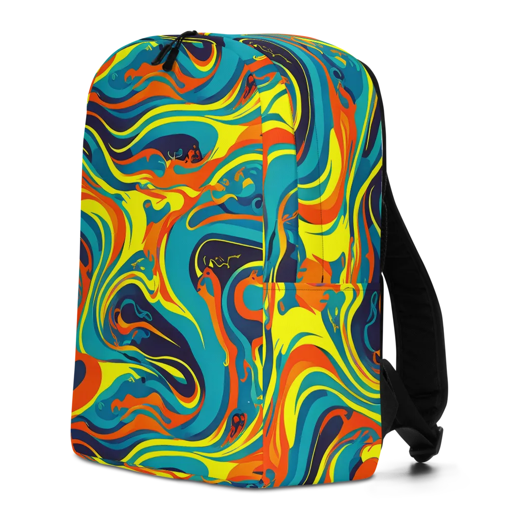 Mythic Maelstrom on Minimalist Backpack — Left